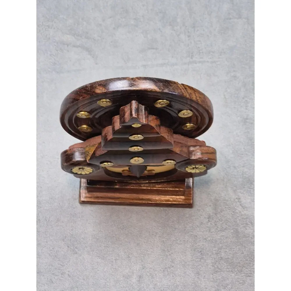 Handcrafted Wooden Kathakali Wall Mask 6.5